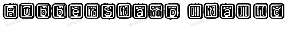 RubberStamp Italic字体转换